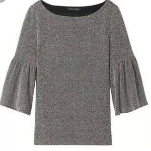 Banana Republic Boucle Bell Sleeve Top